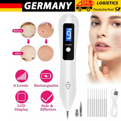 LCD Muttermal Entfernen Stift Plasma Pen Warzen Entfernen Mole Removal Stift NEU