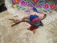 Herend Wild Honking Goose Rusty Fishnet