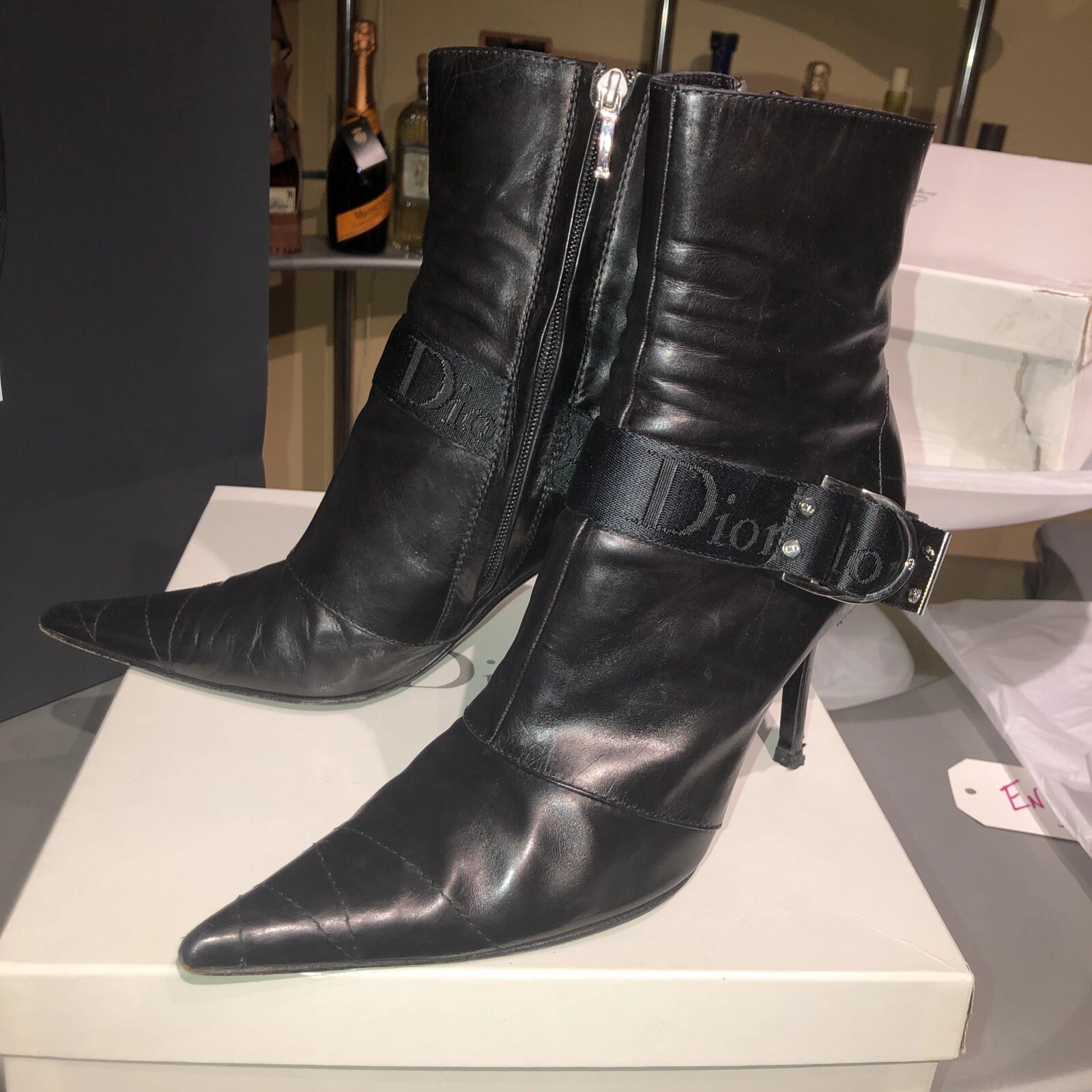 Bottines Dior vendues taille 41 noires