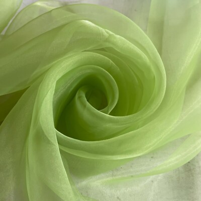 50 Farben Top Qualität 140CM Kristall Organza Hochzeit Gardine Stoff Meterware