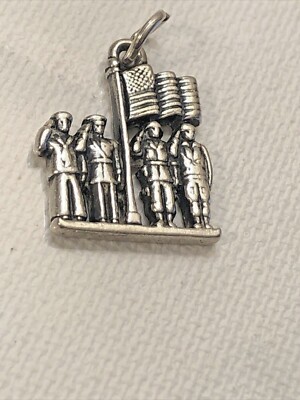 James Avery Retired Sterling Silver Military Armed Services Charm