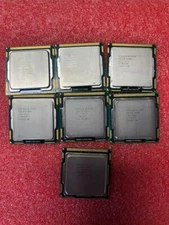 lot of 7 Intel Xeon X3430 2.4GHz Quad-Core (BX80605X3430) Processor