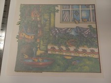 Vintage Original Bootleg Iron -On / Heat Transfer Cute Little Garden Birds