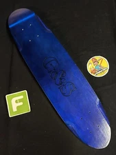 RARE Warptail Gordon Smith G & S Skateboard Deck Blue Gripped Z Flex