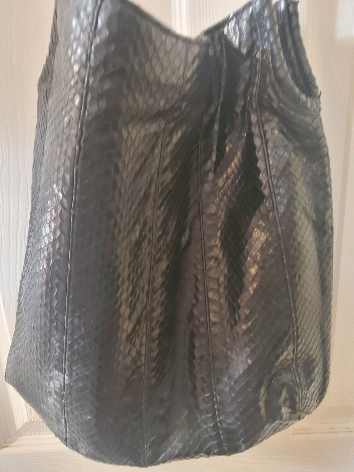 Judith Leiber Python Exotic Leather Shoulder Bag … - image 7