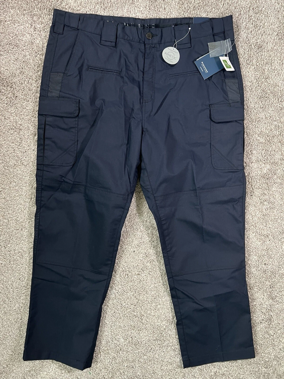 Propper Kinetic Tactical Pants Men's Size 44x30 Soil Stain Resistant Navy Blue