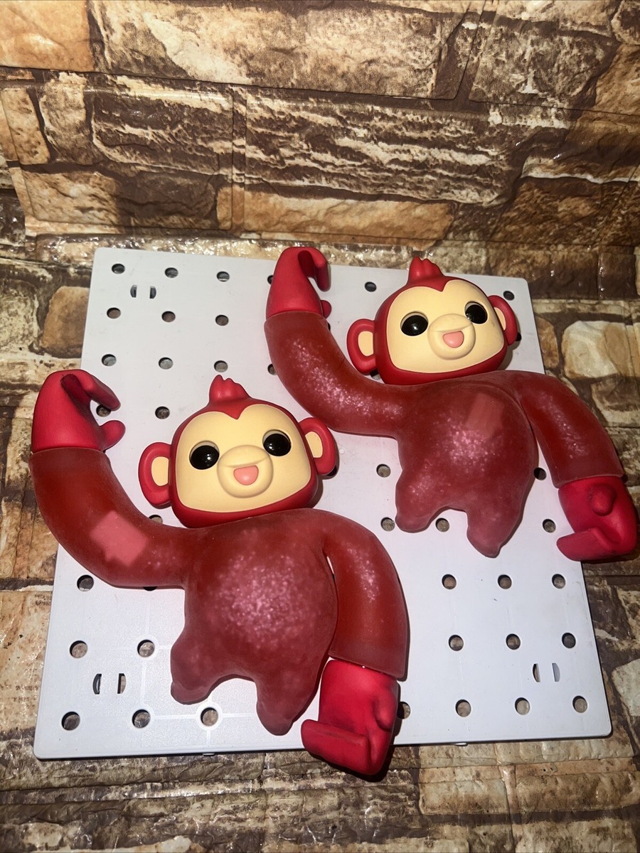 Little Live Pets Hug n' Hang Zoogooz - Mooki Monkey Lot Of 2