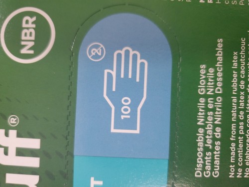 Touch N Tuff Disposable Gloves Green XL 100 Gloves - Picture 4 of 5
