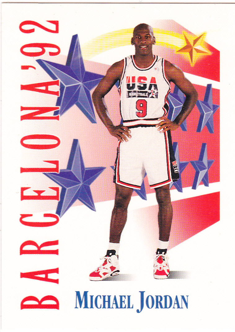 MICHAEL JORDAN Team USA 1992 Olympic GOLD DREAM TEAM Skybox MICHAEL JORDAN Team USA 1992 Olympic GOLD DREAM TEAM Skybox