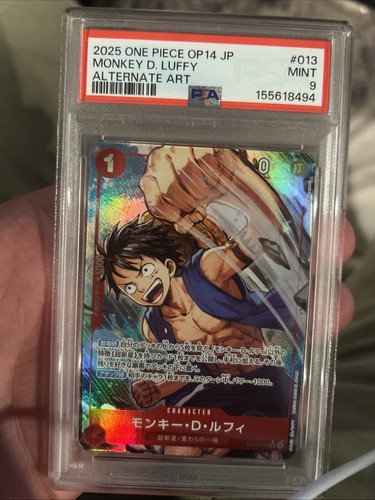 Monkey.D.Luffy (Alternate Art) graded PSA 9 for sale on eBay