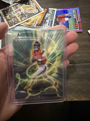 Topps 2025 Resurgence Football Bo Nix Broncos Conductors C-19 #078/149