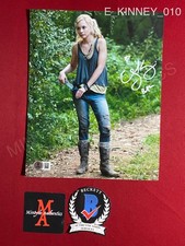 Emily Kinney The Walking Dead autographed signed 8x10 photo Beckett COA