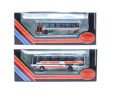 GILBOW E.F.E. PAAR VERSCHIEDENE PLAXTON PARAMOUNT/ZEIGERBUS/REISEBUS IM MASSSTAB ''1:76''