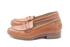 CAPRICE Damen Mokassins Slipper EUR 36,5 UK 3,5 Hell Braun Echt Leder WIE NEU