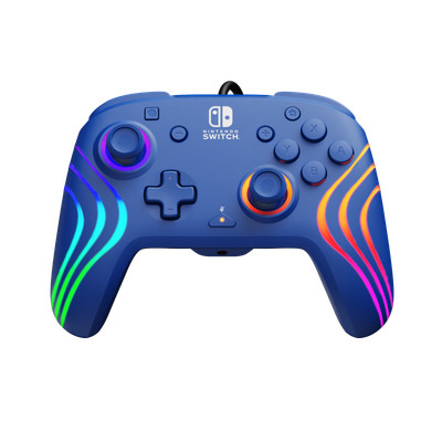 PDP LLC Afterglow  Wave Wired Controller: Controller Blau für Nintendo Switch, S