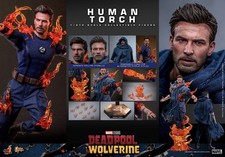 Hot Toys Marvel Deadpool & Wolverine Human Torch MMS789 1 6 New Sealed