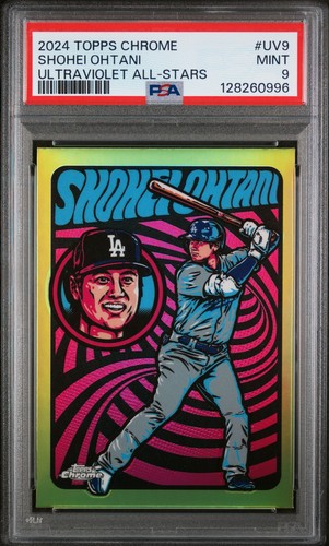 2024 TOPPS CHROME ULTRA-VIOLET ALL-STARS Shohei Ohtani PSA 9 #UV9