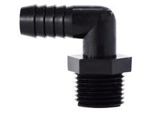 Midland Metal 33-315p 33315p Poly 34 Hose Barb X 1 Npt Male 90 Elbow Fitting
