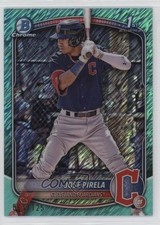 2025 Bowman Chrome Prospects Aqua Shimmer Refractor /125 Jose Pirela 05ns