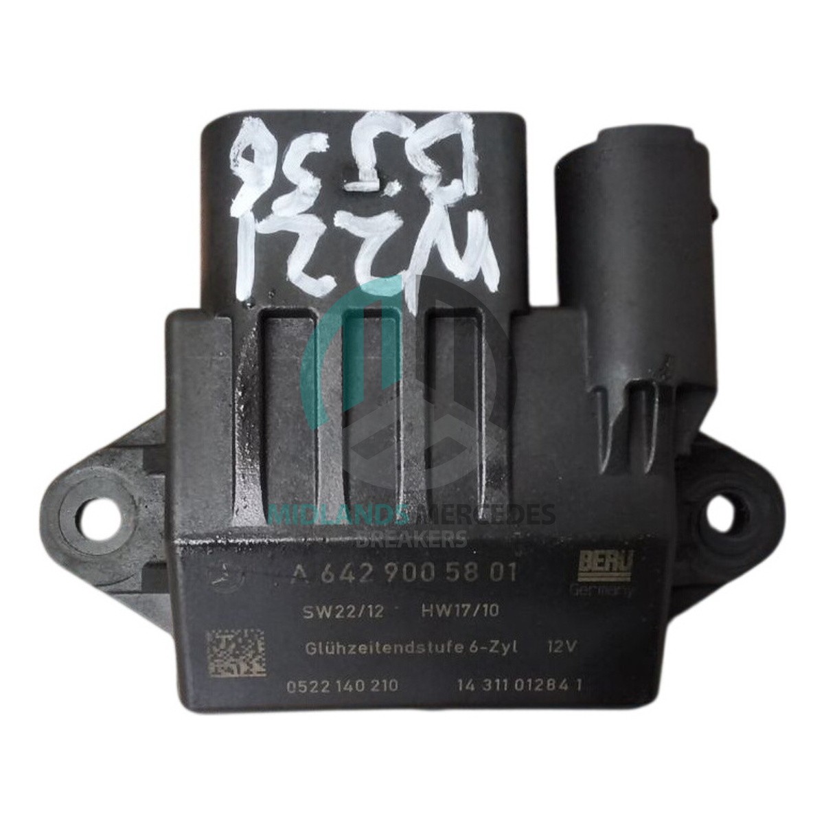 MERCEDES-BENZ S Class W221 Glow Plugs Relay A6421530379