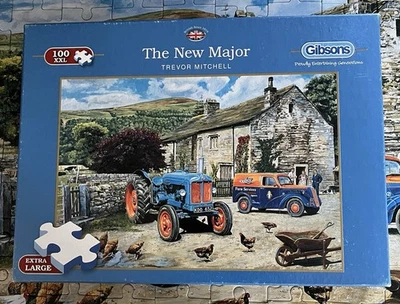 Gibsons 100 XXL Extra Large Piece Puzzle THE NEW MAJOR by Trevor Mitchell. - Image 1 of 4