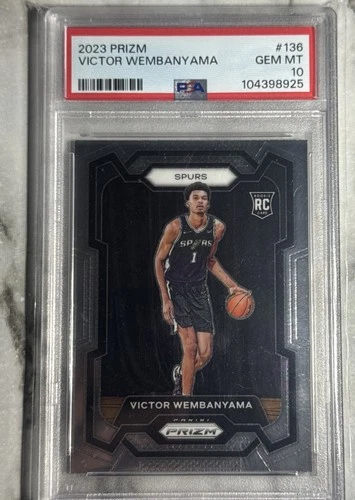 2023-24 Panini Prizm Victor Wembanyama #136 (RC) PSA 10