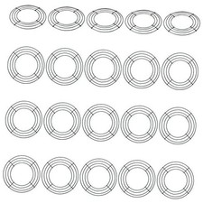 Pack 8 Inch Round Green Metal Wreath Frame, Floral Crafts 8 inch 20 Dark Green