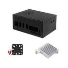 For 5 Plus Case, Metal Enclosure with Cooling Fan and Heatsink7621