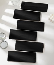 6 PCS Black Women Non Slip Soft Elastic Cotton Yoga Sport Sweat Hair Headband