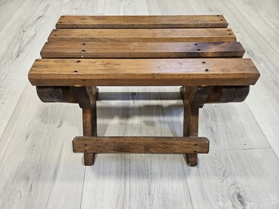 Oak Wooden Child Fold Bench