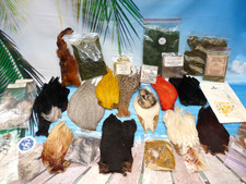 Job lot fly tying materials, capes feathers £1 start, 5 day auction NO reserve