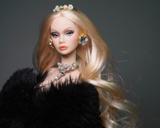 integrity toys OOAK Repaint Poppy Parker Custom Art Doll Head