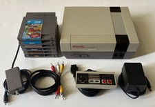 Nintendo Entertainment System NES-001 Console  6 Games  New 72 Pin Connector