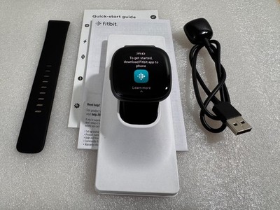*Read* Fitbit Versa 4 Fitness Smartwatch - Black/Graphite
