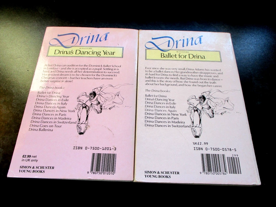 Drina's Dancing Year 1991 Ballet for Drina 1990 Jean Estoril Simon & Schuster  H - Image 2 of 4