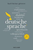 Karl-Heinz GöTtert / Deutsche Sprache. 100 Seiten / 9783150204443