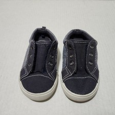 Wonder Nation Toddler Boys Denim Blue Casual Slip on Sneakers Shoes Size 5