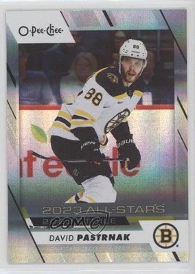 2023-24 O-Pee-Chee All-Star Rainbow 319/350 David Pastrnak #505 0c3