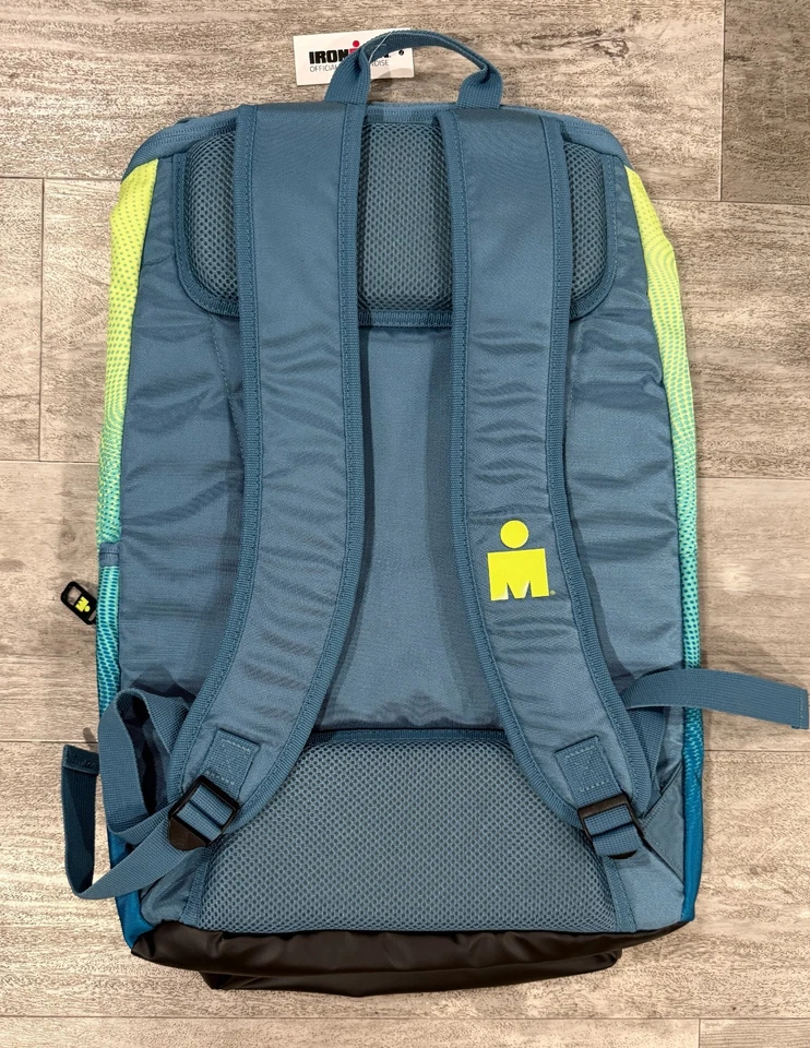 NUEVA Mochila Ironman IM Signature Transition Verde azulado/verde triatlón Foto 3 de 4