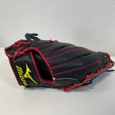 Mizuno ball Glove Black Red Stripe