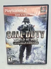 Call of Duty: World At War Final Fronts Sony Playstation 2 PS2 CIB Tested Works