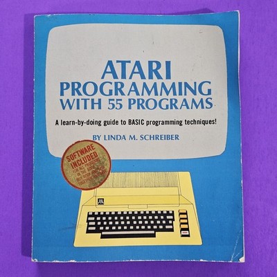 Atari Programming With 55 Programs Guide To Basic Techniques 1982 *NO SOFTWARE*