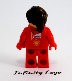 LEGO F14 T & Scuderia Ferrari Truck Female Crew Minifigure Racing Driver (75913)