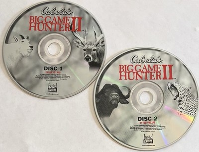 Cabela's Big Game Hunter II / 2 (PC, 1998) BOTH DISCS ONLY | NO TRACKING | M3465