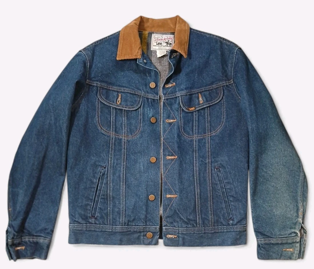 USA製 70's 80's Lee STORM RIDER Vintage 70s 80s Lee Storm Rider Jacket Denim Corduroy Blanket