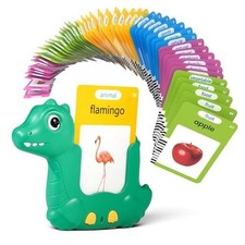 Talking Flash Cards for Toddlers 1-3, Montessori 224 Words English Green
