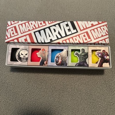 MARVEL x VOLVIK 5 Golf Ball Pack Set Character Design Vivid Color New