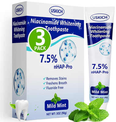 3PCS Pasta De Dientes Hidroxiapatita 7,5% Dental Para Protección Avanzada Del Es
