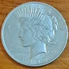 1923 Peace Dollar $1  0.9 Fine Silver Business Strike Philadelphia KM#150