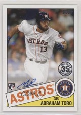2020 Topps 1985 Topps Baseball Abraham Toro #85A-AT Rookie Auto RC nd3